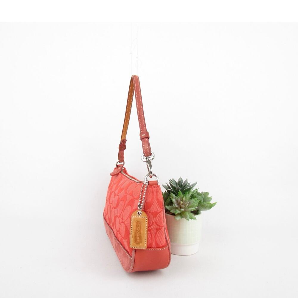 Coach Y2K Vintage Signature Red Demi Bag - Picture 3 of 7